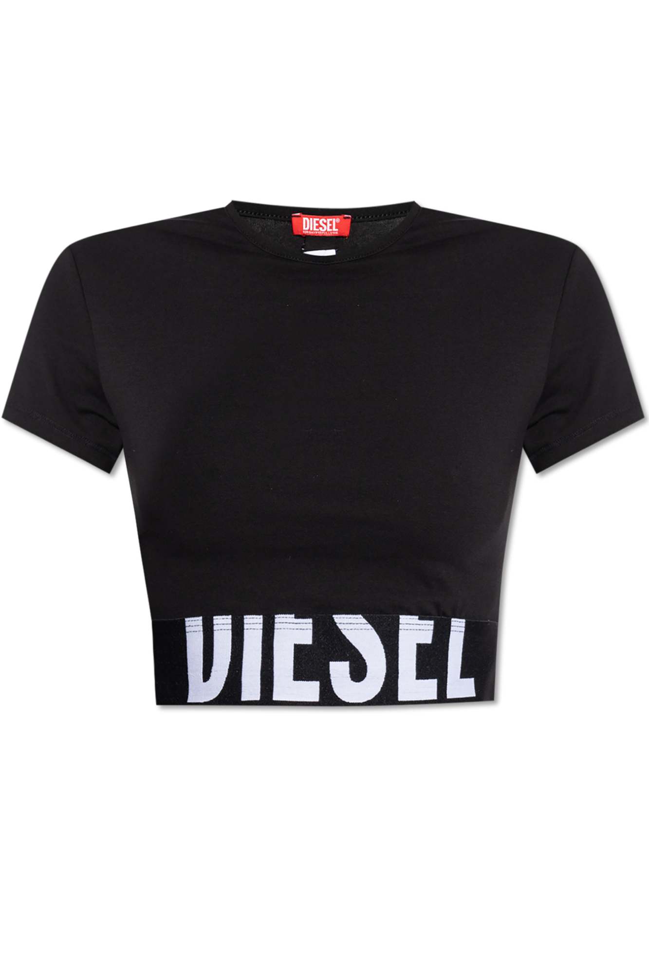Black Top UFTEE-SPORT-CROPPED Diesel - Vitkac Italy